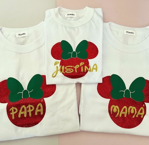 KIT FAMILIAR MINNIE NAVIDEÑA