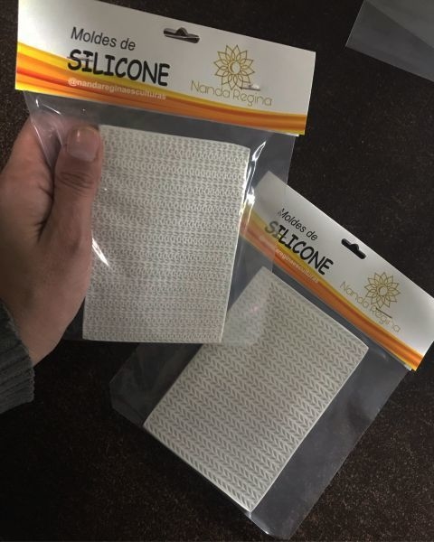 Kit texturas tricô 2 placas com efeitos Tricô diferentes