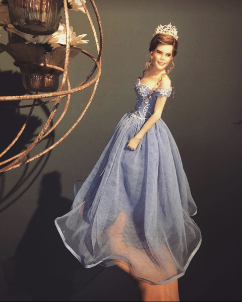 044-Molde humaninhos gigantões feminino com molde cabeça escala 1/6 Entre 25 a 27,5cm de altura