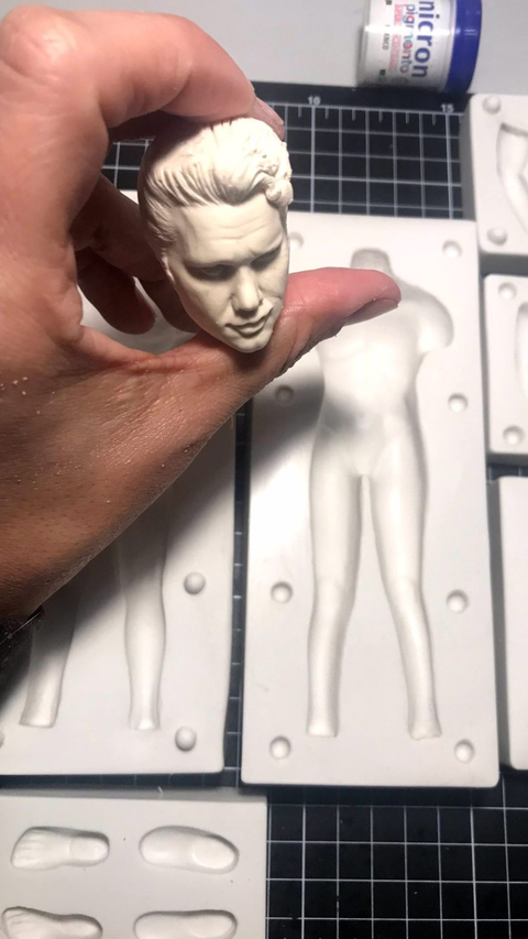 040-kombo molde corpo masculino completo com ombro e molde cabeça masculina