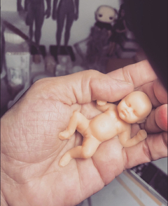 Ref.BABY01- Forna para produção de mini bebê reborn de silicone sólido (bebê sai da forma com 10cm ) - online store