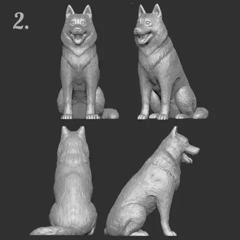 Ref.45102- pet pronto em resina 5,5 cm (2 peças ) - comprar online