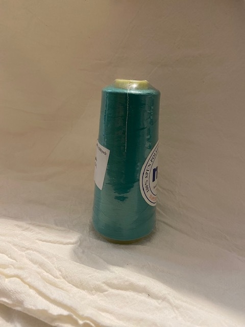 Hilo de poliéster turquesa 5. Cono x 2000 mt