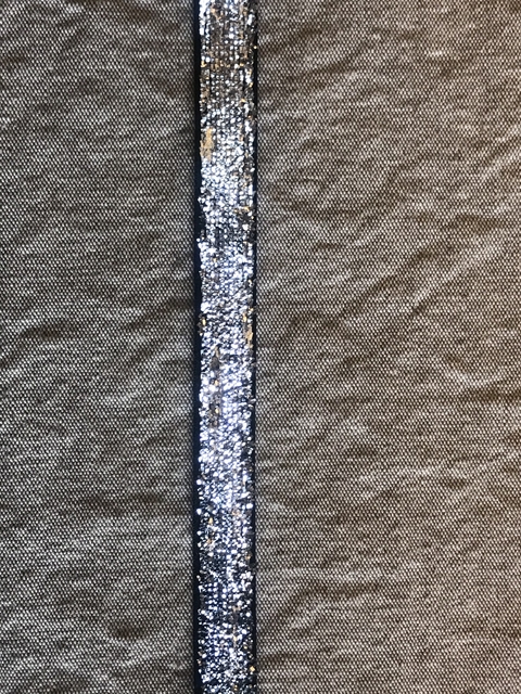 Galón aterciopelado plateado - comprar online