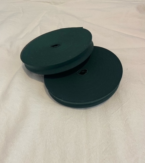 Cinta bies verde Ingles 2cm de ancho. Precio por pieza