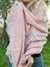 Bufandon de lanilla con perlitas, metal y strasses - Andra Urgat