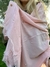 Bufandon de lanilla con perlitas, metal y strasses - tienda online