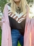 Bufandon de lanilla con perlitas, metal y strasses - comprar online