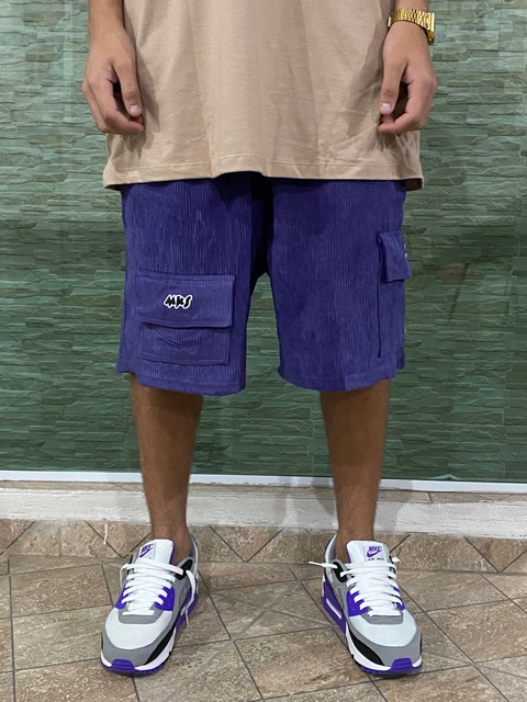 BERMUDA CARGO VELUDO MKS