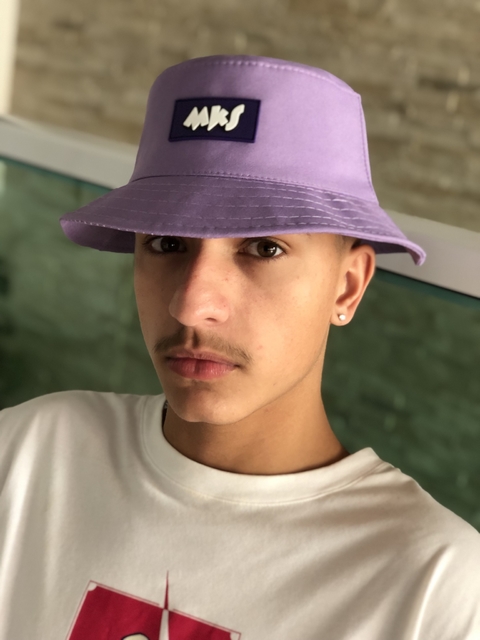 BUCKET LILÁS ETIQUETA EMBORRACHADA PRETO