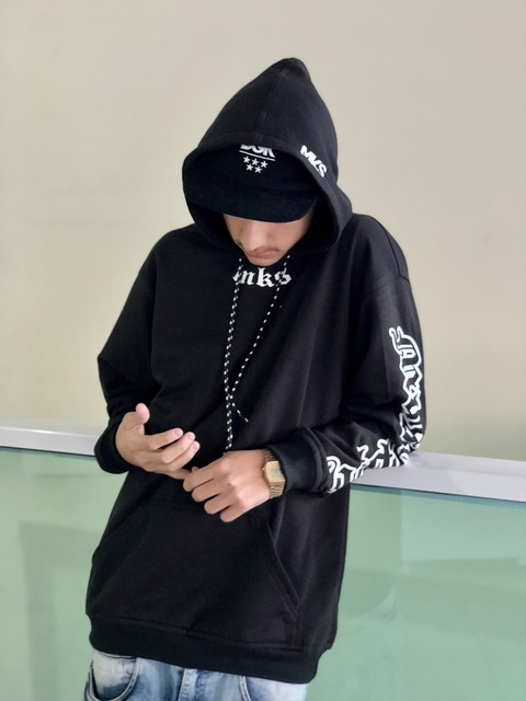 MOLETOM MKS MINI LETREIRO CANTERBURY SLEEVE