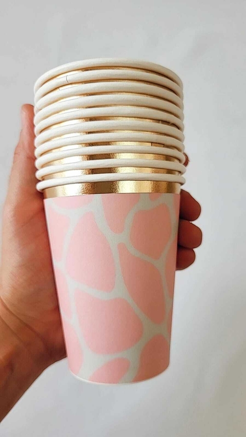 Vasos Safari Pink x 10