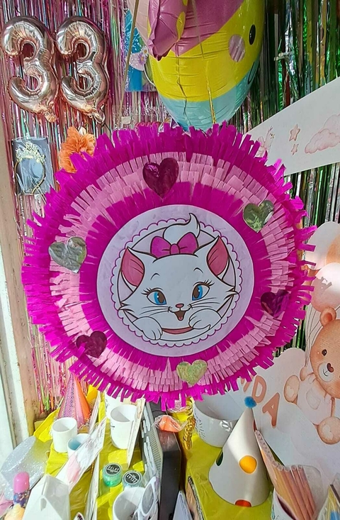 Piñata de cartón "Gatita Marie"