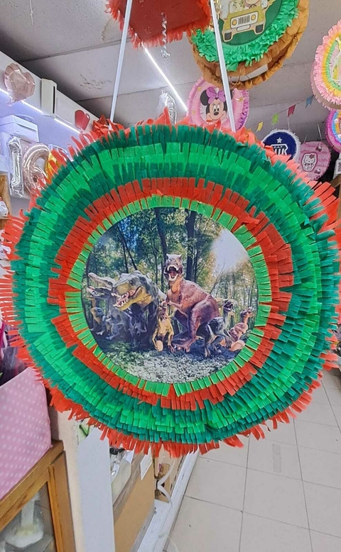 Piñata carton " DINOSAURIOS JURASSIC PARK"