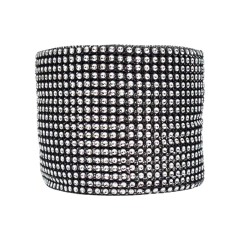 Falso Strass Plateado Base Negra 18 Lineas - ALMACEN DE ARMADO