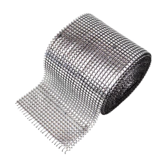 Falso Strass Cuadrado Plateado Base Negra 4 mm - comprar online