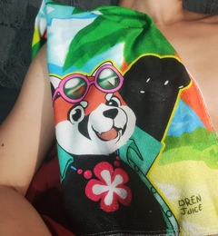 Toalla de Gym - Panda rojo en internet