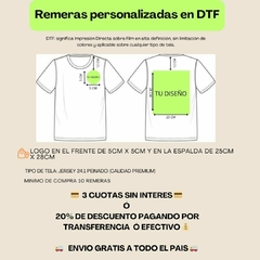 REMERAS PERSONALIZADAS UNISEX x 10 UNIDADES - comprar online