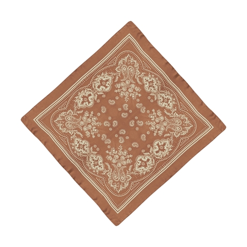 Lenço Paisley - Mocha - comprar online