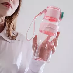BOTELLA ACRILICA SPORT ROSA 800ML, CHIMOLA - tienda online