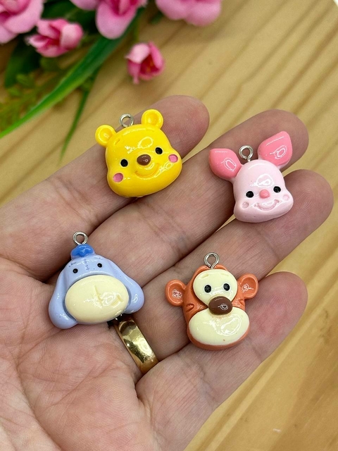 PINGENTE PARA PULSEIRAS URSINHO POOH - PGT99 - 2 UNIDADES