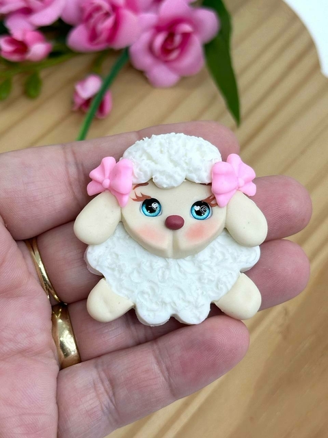 APLIQUE BISCUIT OVELHA - BSC405 - UNIDADE