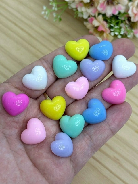 APLIQUE RESINA CORAÇÃO - RSN134 - 20 GRAMAS - comprar online