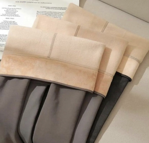 Medias panty efecto piel