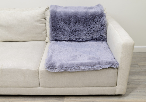 Manta / Pie de Cama / Abrigo - Pelo de Mono y Tussor en internet