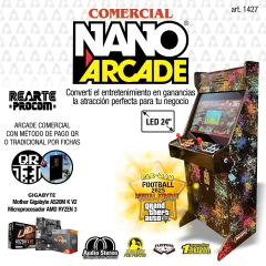 NANOARCADE Comercial doble propósito - Sistema Rearte Procom - Art. 1427 en internet