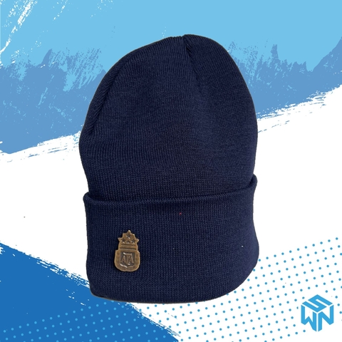 SWN - Gorro lana con pin AFA - Azul marino