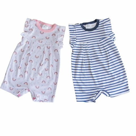 PACK X 2 ENTERITO CON VOLADOS