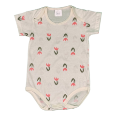 Body Americano Florcitas Verde, Rosa y Crudo en internet