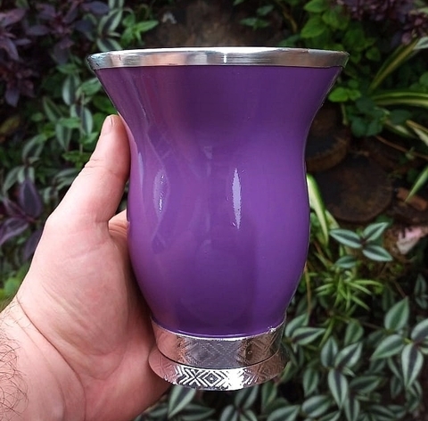 Cuia Lisa Porongo Baixa Roxo - comprar online