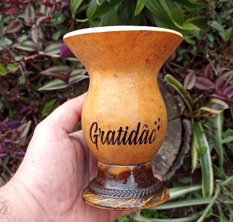 Cuia Porongo Pé de Massa Gravação " Gratidão "