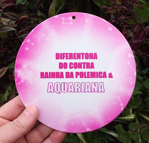 Kit 3 Vira Mates Signo Aquário " Aquariana "