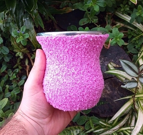 Cuia Fofis Porongo Baixa " Magenta "