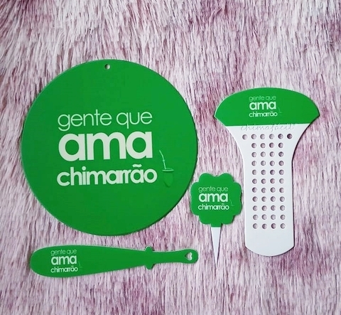 Kit Chima Fácil 4 Peças " Gente que ama chimarrão " n18