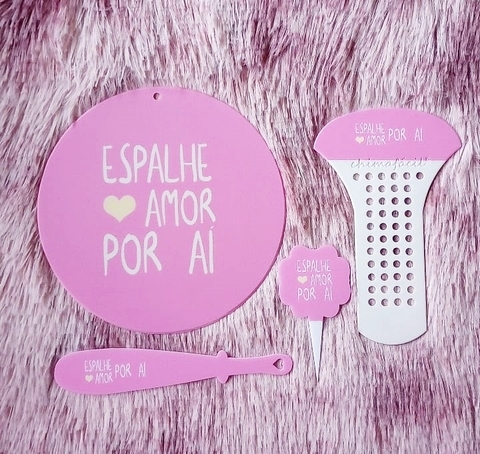 Kit Chima Fácil 4 Peças " Espalhe amor por aí " n31