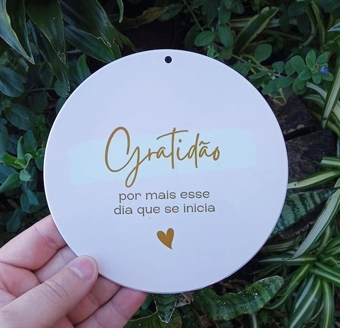 Kit 3 Vira Mates " Gratidão por mais este dia que se inicia " n37