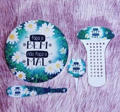 Kit Chima Fácil 4 Peças " Faça o bem não faça o mau " n30