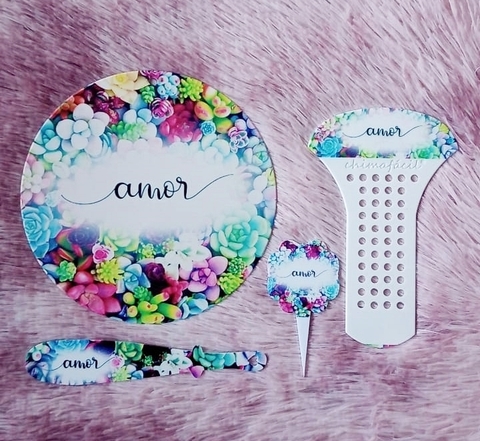 Kit Chima Fácil 4 Peças " Amor " n12