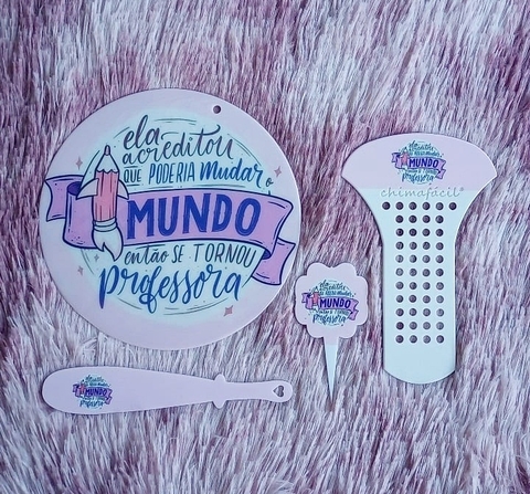 Kit Chima Fácil 4 Peças " Ela acreditou que poderia mudar..." n40