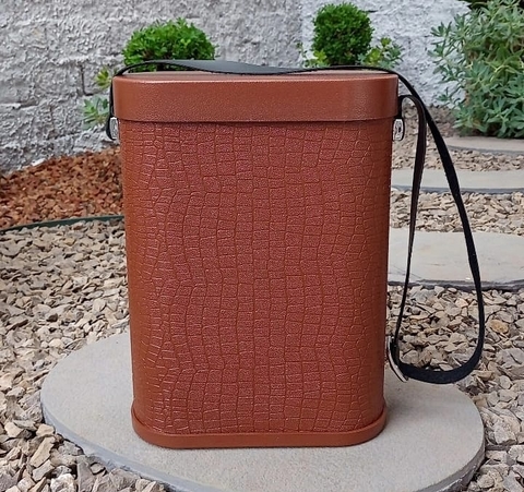 Mateira Croco Pintada " Marrom " - comprar online