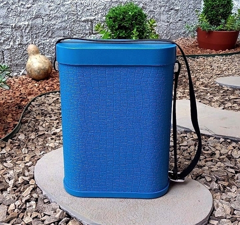 Mateira Croco Pintada " Azul "