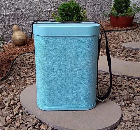 Mateira Croco Pintada " Azul BB "