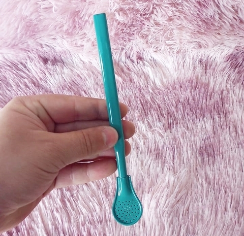 Bomba de Tererê em Inox 18cm " Verde Tifany "
