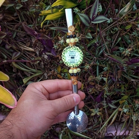 Bomba em Inox Decorada " Você é capaz de fazer o que você quiser " 36