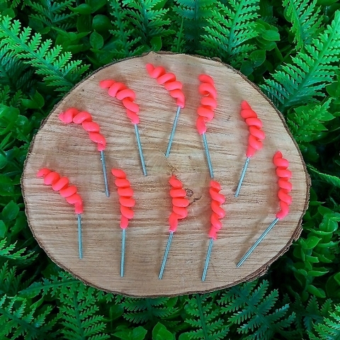 Kit 10 Enfeites de Cuia " Carnaval Fita Rosa Neon "