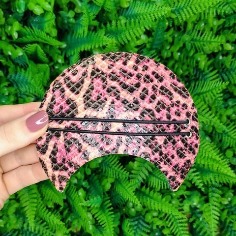 Tapa Cuia Forrado " Onça Rosa " - comprar online